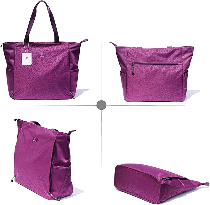 ESVAN Yoga Mat Bag Yoga Tote Carrier Shoulder Bag Carryall Tote for Office,Yoga,Pilates,Travel,Beach and Gym
