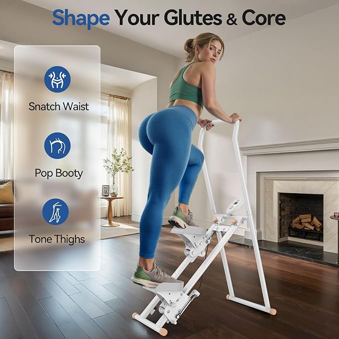 Niceday Steppers for Exercise at Home, Stair Stepper with Handlebar, Stair Climber, Stair Master with 300LBS Loading Capacity
