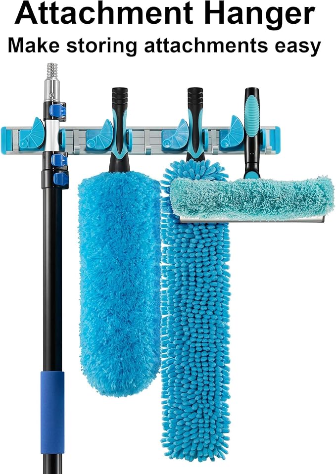 25 Foot High Reach High Ceiling Fan Cleaner Duster with 7-to-18 Foot Sturdy Light Weight Telescopic Extension Pole