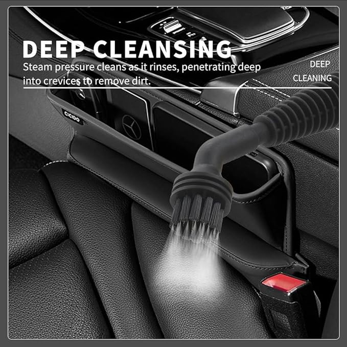 Steam Cleaner, Pressurized Handheld Mop Steam Cleaner for Home with 18 PCS Accessory & Safety Lock, Large Capacity Mop Steam for Cleaning, Car, Bathroom, Shower, Window, Grime, Grease - Yellow