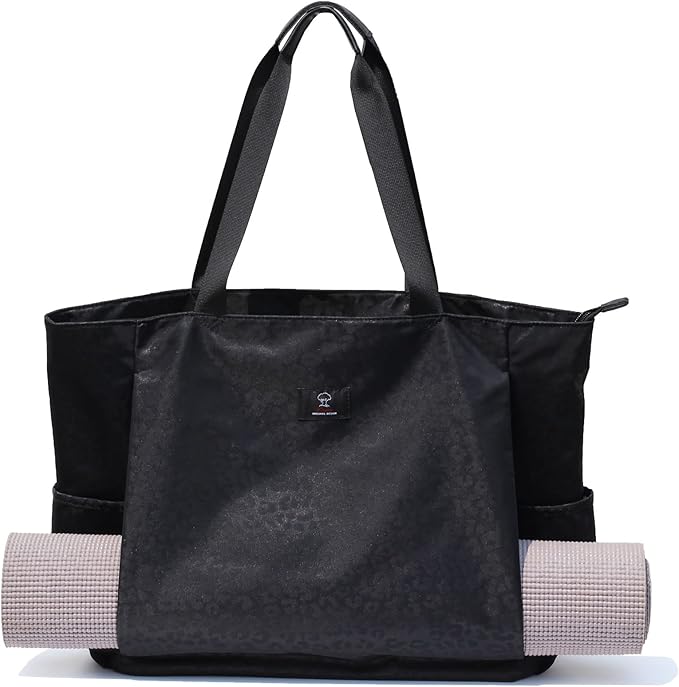 ESVAN Yoga Mat Bag Yoga Tote Carrier Shoulder Bag Carryall Tote for Office,Yoga,Pilates,Travel,Beach and Gym