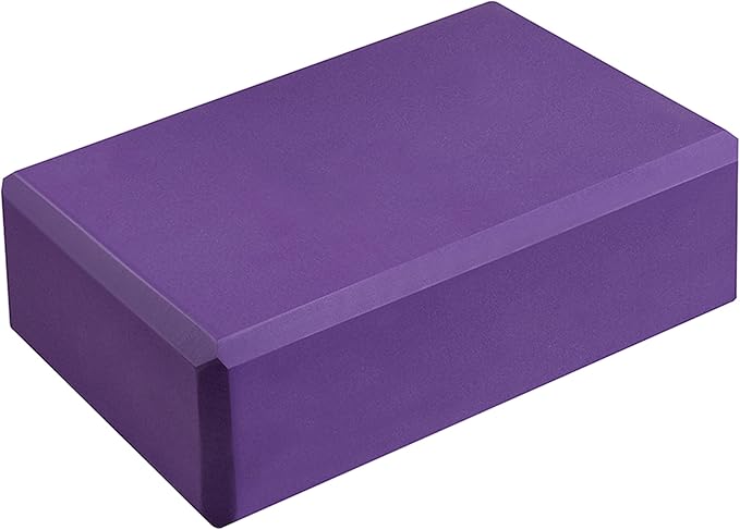 Hello Fit 3" Yoga Block, 20 Pack Bulk EVA Foam Yoga Blocks, Firm and Supportive Yoga Brick, Balance Foam for Stretching, Pilates, and Workout, 3" x 6" x 9"