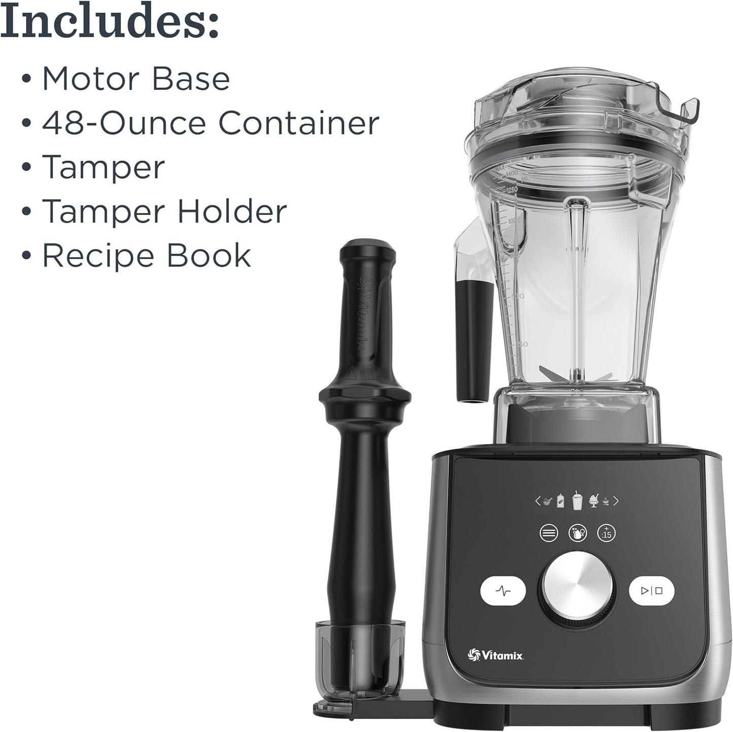 Vitamix Ascent Series X5 Blender with 10 Blending Programs, Self-Cleaning Program, Professional-Grade Blender for Smoothies, Soups and More, Stainless-Steel Blades, 48 Oz Container, Brushed Stainless