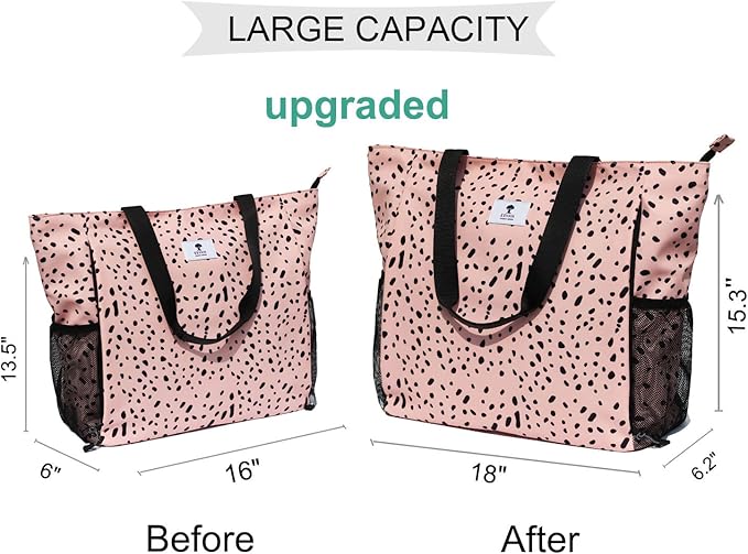 ESVAN Yoga Mat Bag Yoga Tote Carrier Shoulder Bag Carryall Tote for Office,Yoga,Pilates,Travel,Beach and Gym