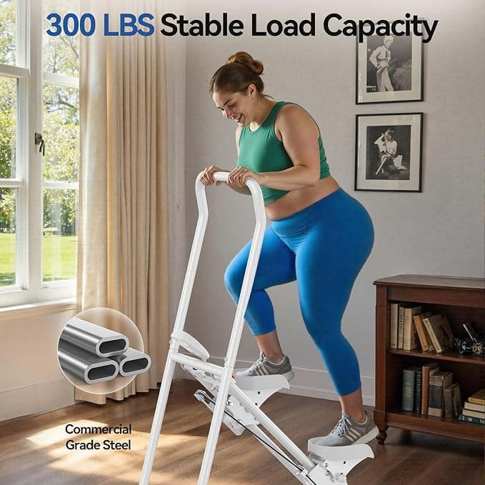 Niceday Steppers for Exercise at Home, Stair Stepper with Handlebar, Stair Climber, Stair Master with 300LBS Loading Capacity
