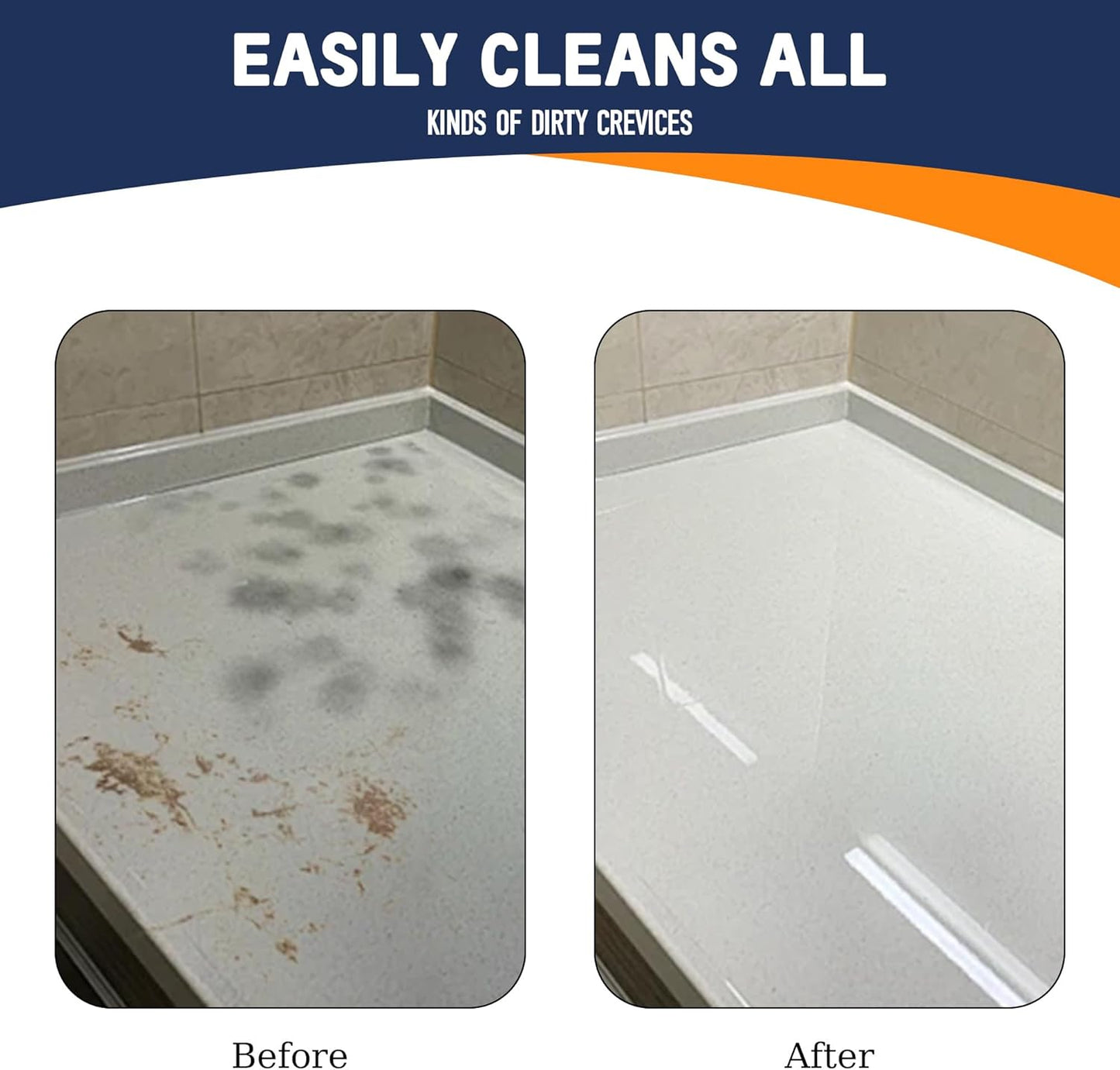 3Pcs Crevice Cleaning Brush Tool Grout Brush Cleaning Supplies, Home Essentials Bathroom Multifunctional Gap Scrub Hard Bristle Brushes for Household Use (Black Cleaning Brush-C)