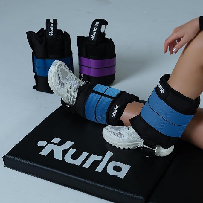 Ankle Weights 4β40 lbs with Dual Strap System (Heel & Wrap) β Single, Pair & Bundle Options with Resistance Bands & Handles β Strength Training, Pilates, Yoga, Glutes, Arms & Rehab