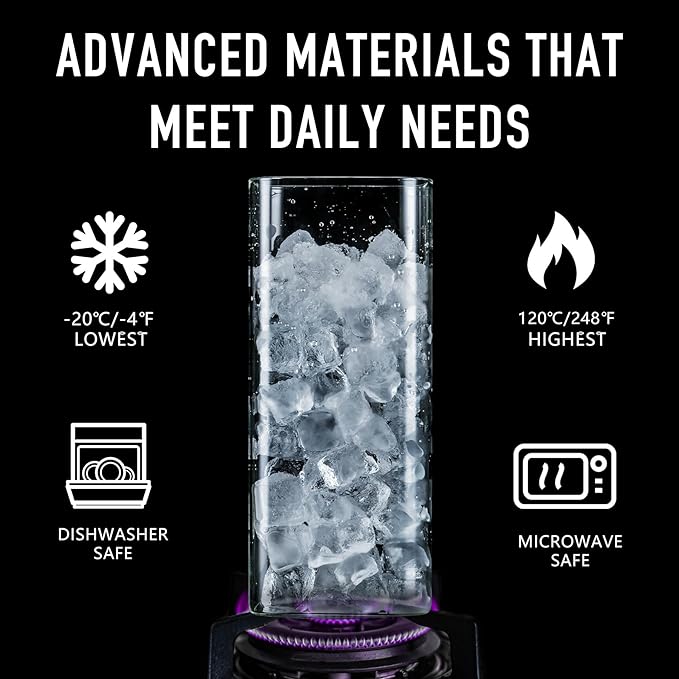 71oz Rectangle Airtight Glass Storage Containers with Bamboo Lids (Set of 4), Square Food Storage Jar, Pantry Organizers for Sugar, Flour, Spaghetti and Coffee beans (with Black Lable)