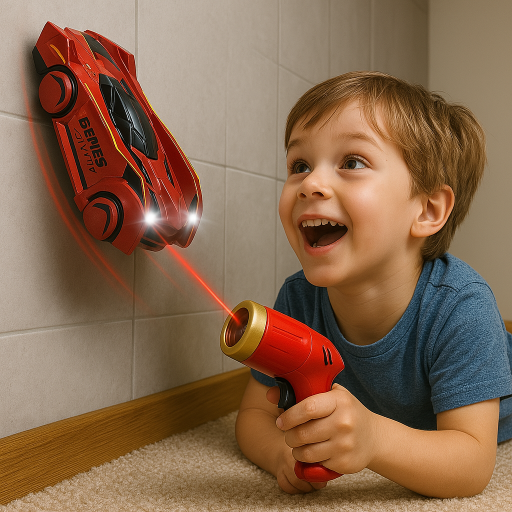 Kids Laser Remote Control Wall Climbing Car