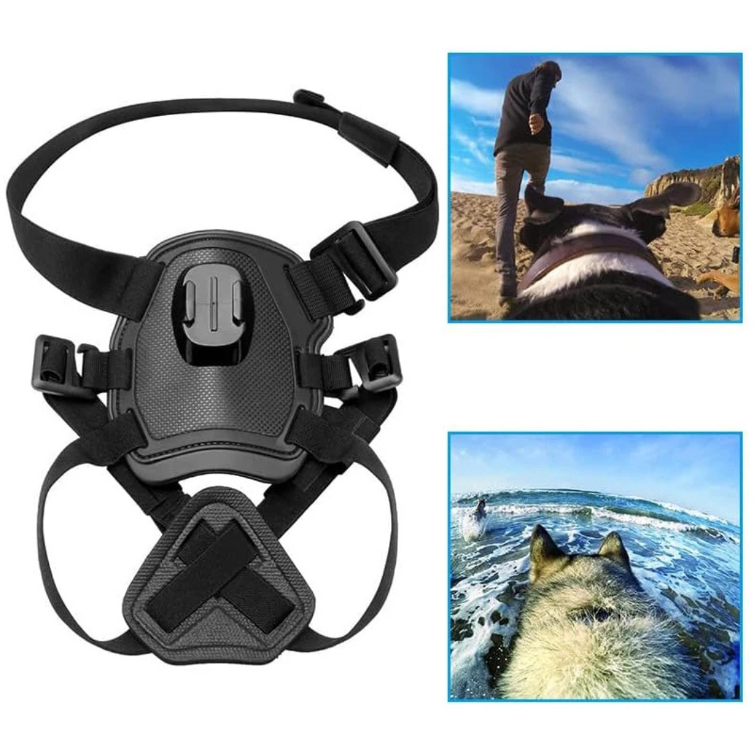 Adjustable Dog Action Camera Harness