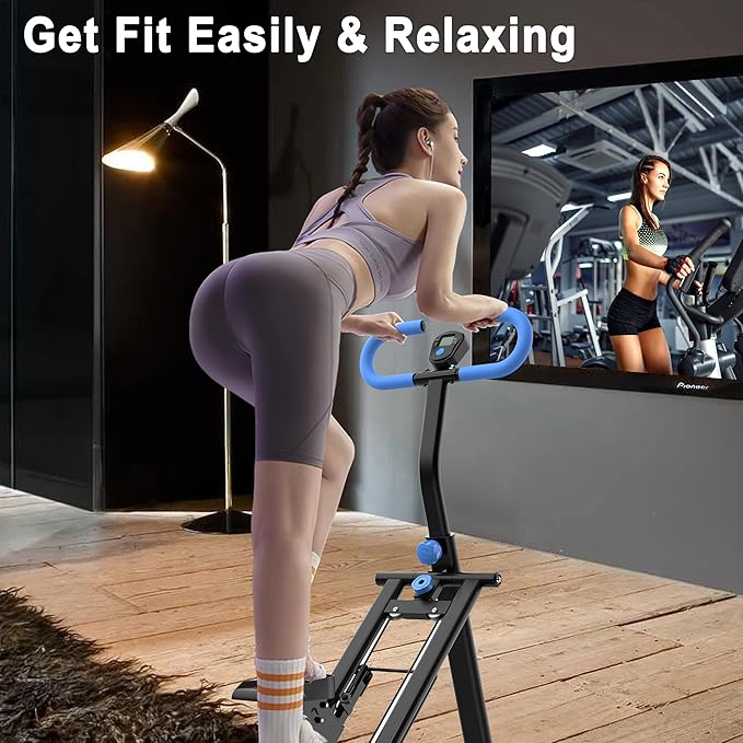 Stair Stepper for Home-Upgrade Vertical Climber Workout Machine for Full-Body Exercise Climber Fitness Equipment with Stable Frame Adjustable Handlebar