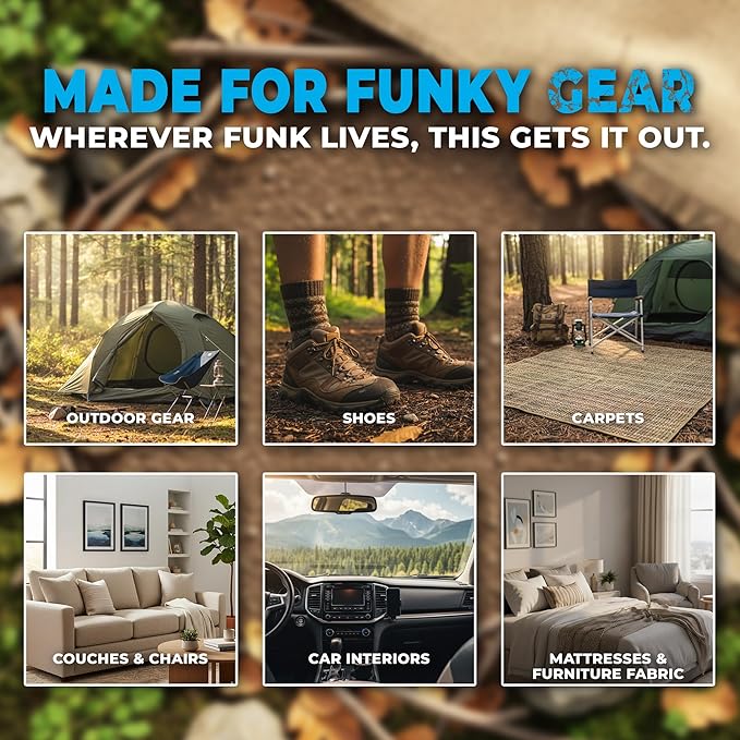 Odor Remover Spray, 16oz (2-Pack). 'Fresh Air' Essential Oil Odor Eliminator for Strong Odors on Fabric, Shoes, Activewear. 'ProvenSafe' Deodorizer for Pets, Kids & Sensitive Gear w/Ionic Silver