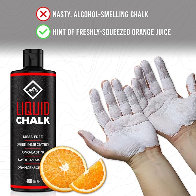 SURVIVOR Gym Chalk - Climbing Chalk, Lifting Chalk, Gymnastics Chalk - Pure Magnesium Carbonate Hand Chalk Powder, Weightlifting Chalk Gym - Rock Climbing Chalk for Weights