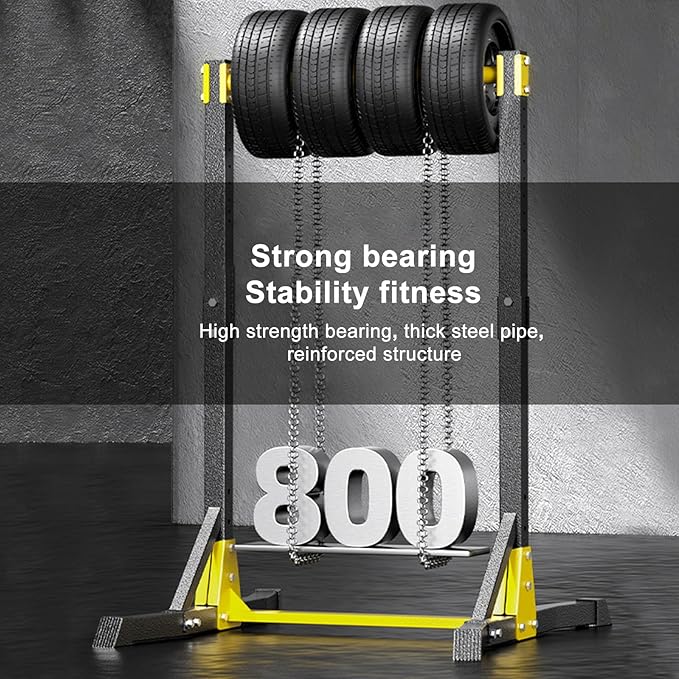 Pull Up Bar Free Standing, 400LBS Capacity Pull Up Station with 11 Adjustable Heights, Multifunctional Chin Up Bar for Home Gym, Strength Training Equipment for Dip Push Up Vertical Knee Raise