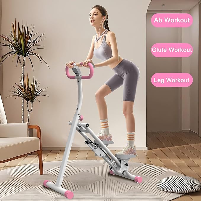 Stair Stepper for Home-Upgrade Vertical Climber Workout Machine for Full-Body Exercise Climber Fitness Equipment with Stable Frame Adjustable Handlebar