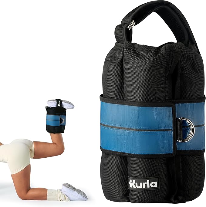 Ankle Weights 4β40 lbs with Dual Strap System (Heel & Wrap) β Single, Pair & Bundle Options with Resistance Bands & Handles β Strength Training, Pilates, Yoga, Glutes, Arms & Rehab
