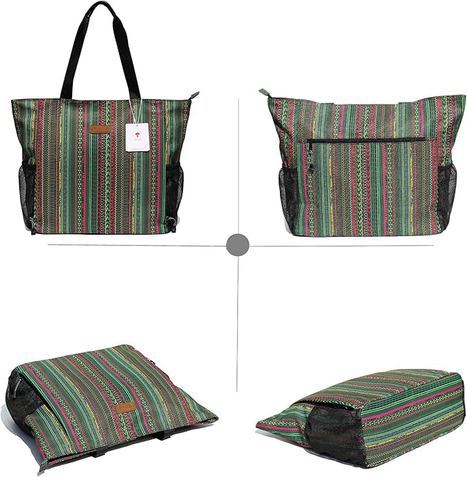ESVAN Yoga Mat Bag Yoga Tote Carrier Shoulder Bag Carryall Tote for Office,Yoga,Pilates,Travel,Beach and Gym