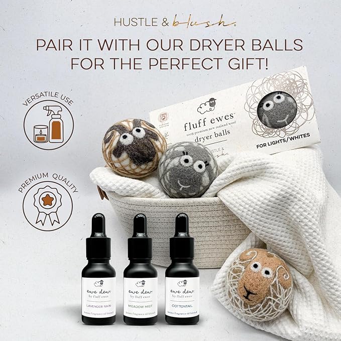 Laundry Essential Oils for Dryer Balls 15ml Cottontail - Blend of Laundry Fragrance Oil and Essential Oils for Laundry Wool Balls, Essential Oil for Laundry Diffusers and Candle Making Scents