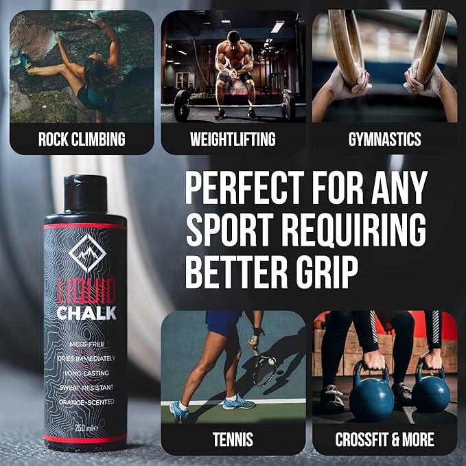 SURVIVOR Gym Chalk - Climbing Chalk, Lifting Chalk, Gymnastics Chalk - Pure Magnesium Carbonate Hand Chalk Powder, Weightlifting Chalk Gym - Rock Climbing Chalk for Weights