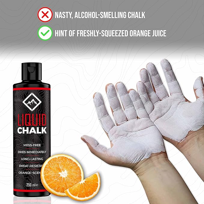 SURVIVOR Gym Chalk - Climbing Chalk, Lifting Chalk, Gymnastics Chalk - Pure Magnesium Carbonate Hand Chalk Powder, Weightlifting Chalk Gym - Rock Climbing Chalk for Weights