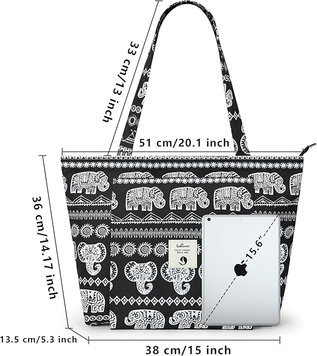 WLLWOO WLLWOO Yoga Bags for Women with Yoga Mats Bags Carrier Carryall Canvas Tote for Pilates Shoulder for Travel Office Beach Workout