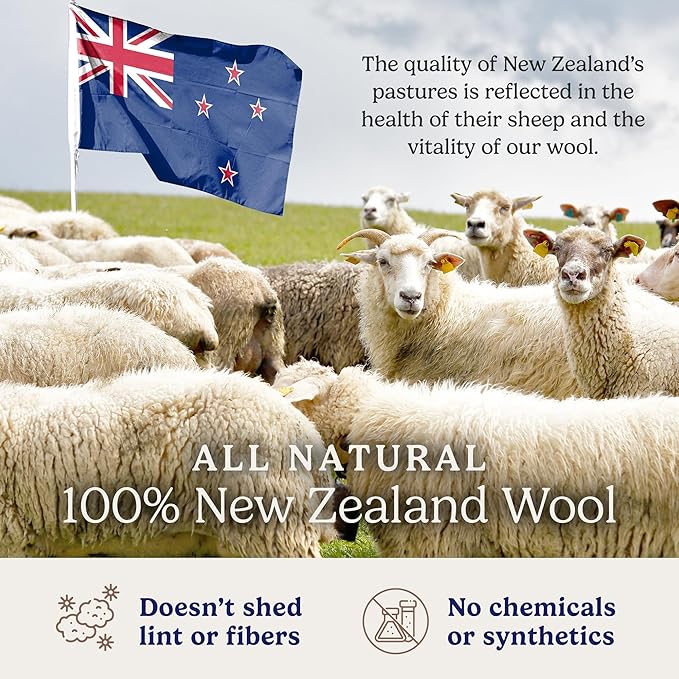 Handy Laundry Wool Dryer Balls - Reusable Natural Softener, Reduces Clothing Wrinkles and Saves Drying Time, Better Alternative to Plastic Balls and Liquid Softener (Pack of 72)