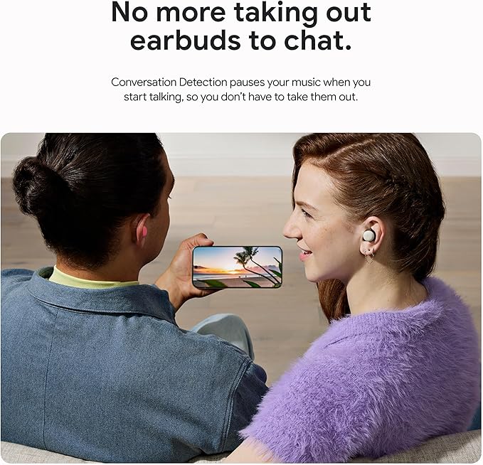 Google Pixel Buds Pro 2 - Wireless Earbuds with Active Noise Cancellation – Bluetooth Headphones - Peony