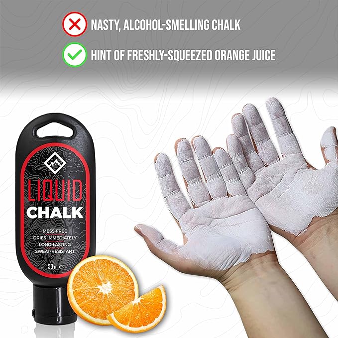 SURVIVOR Gym Chalk - Climbing Chalk, Lifting Chalk, Gymnastics Chalk - Pure Magnesium Carbonate Hand Chalk Powder, Weightlifting Chalk Gym - Rock Climbing Chalk for Weights