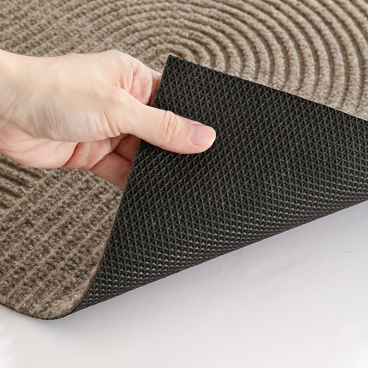 Non-Slip Geometric Door Mat | Indoor & Outdoor Entryway Rug