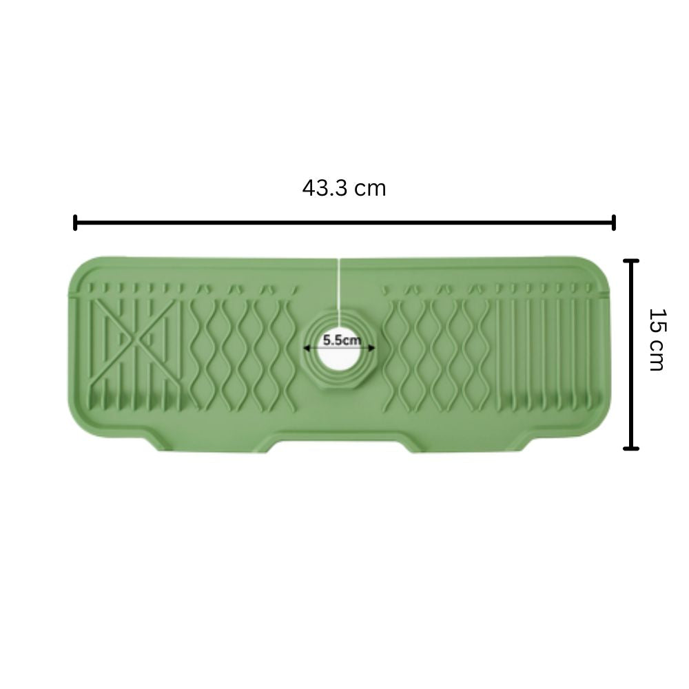 Aqua Slope Rubber Faucet Sink Mat 6