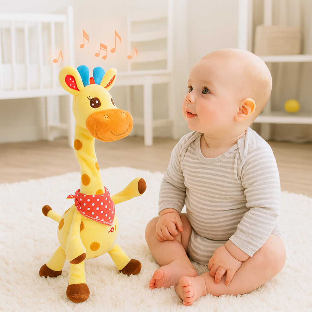Kids Light-Up Musical Giraffe Plush Toy