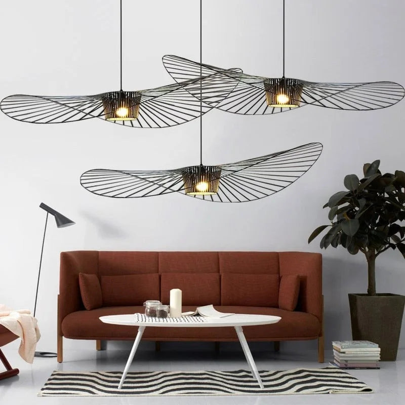 Minimalist Hat Shade Pendant Light