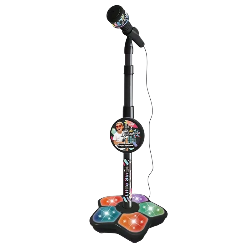 Kids Light-Up Karaoke Microphone Speaker Toy