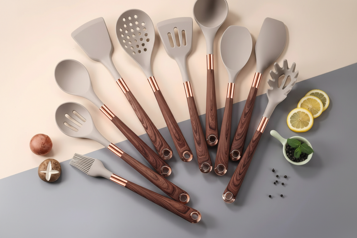10-Piece Silicone Cooking Utensil Set