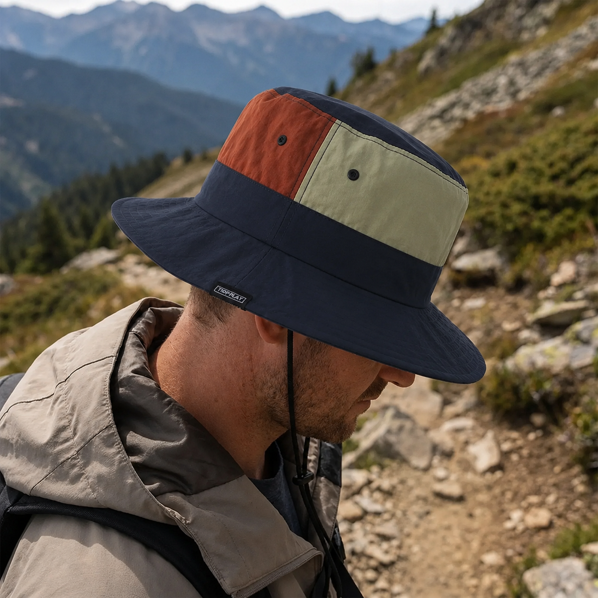 Quick-Dry Wide-Brim UV Bucket Hat