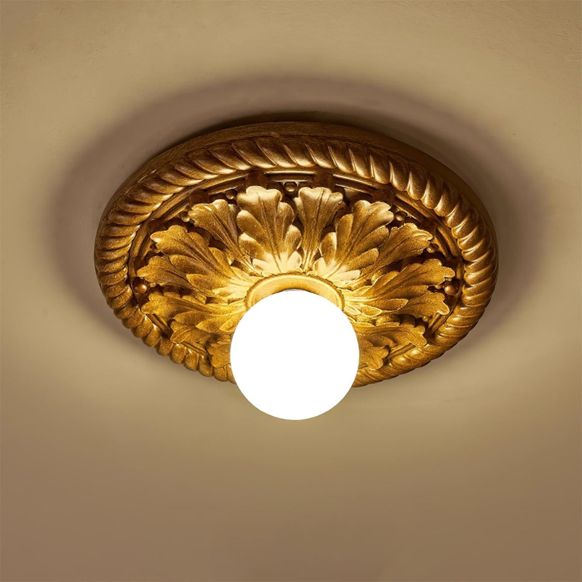 Modern Round Flush Mount Light