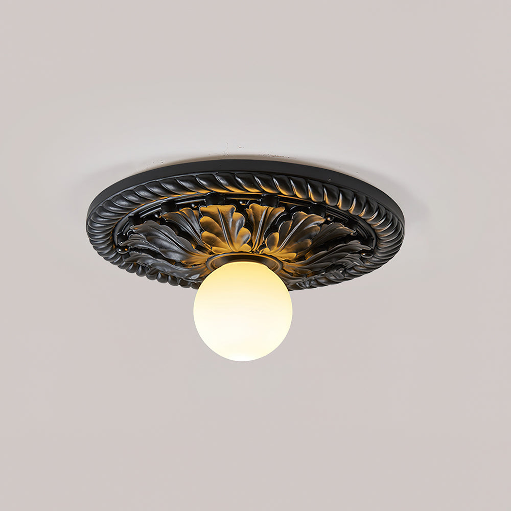 Modern Round Flush Mount Light
