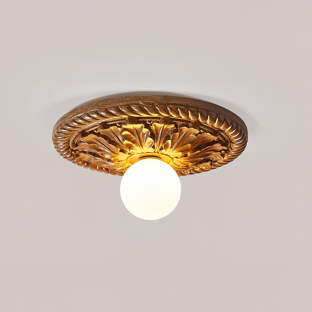 Modern Round Flush Mount Light
