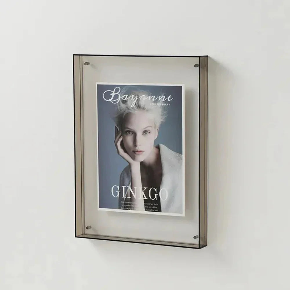 ColorVue Transparent Acrylic Photo Frame | Modern Floating Display