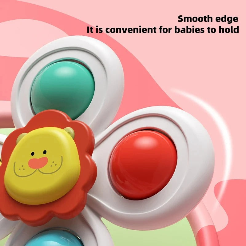 Baby Suction Cup Spinner Toy Set