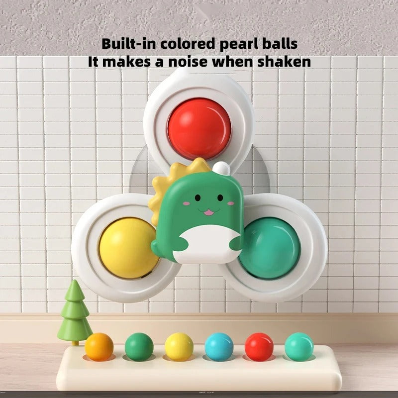 Baby Suction Cup Spinner Toy Set
