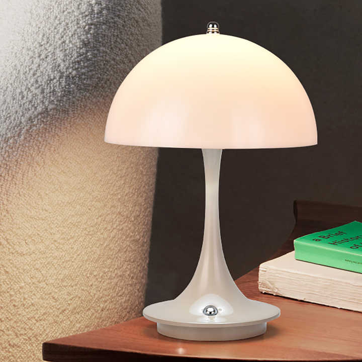 Table Lamp | Rechargeable Dome-Shade Desk Light