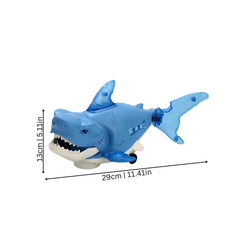 Battery Operated Light-Up Moving Shark Toy