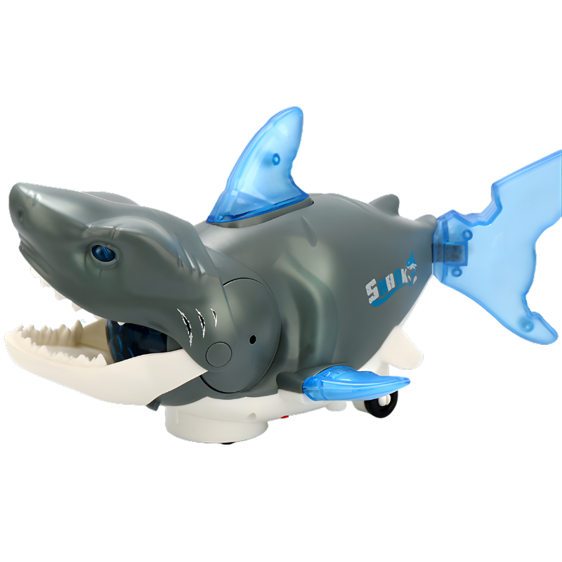 Battery Operated Light-Up Moving Shark Toy