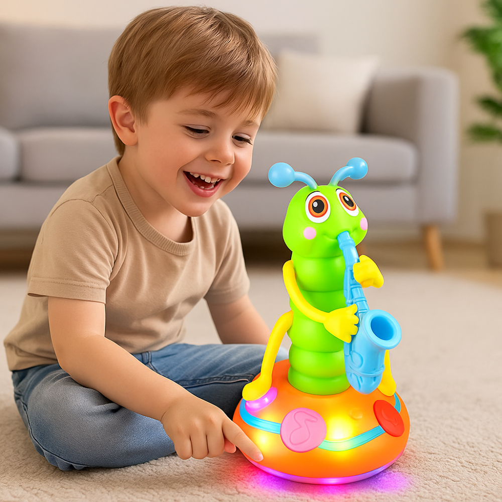 Toddler Musical Dancing Caterpillar Light-Up Toy