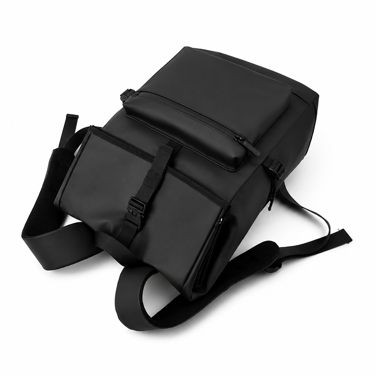 Minimalist Roll-Top Commuter Backpack