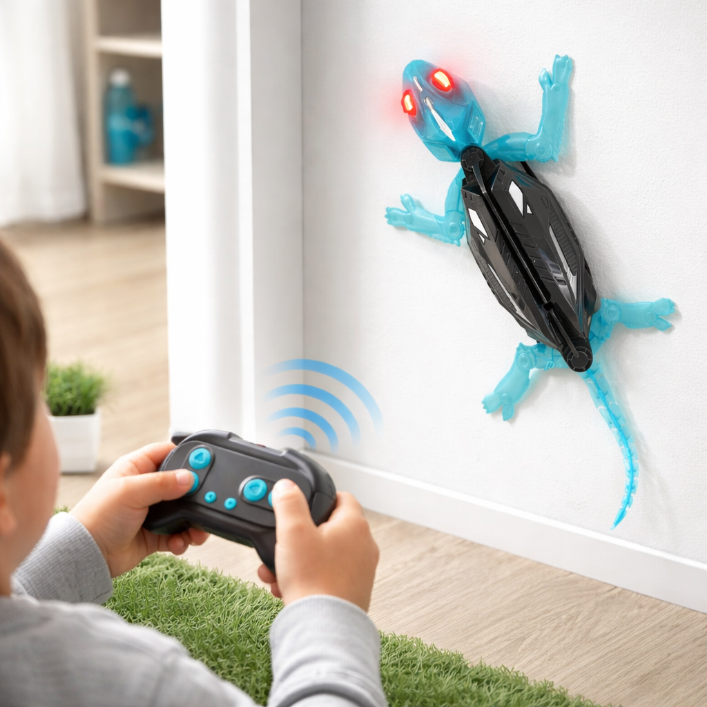 Wall Climbing Remote Control Lizard Toy