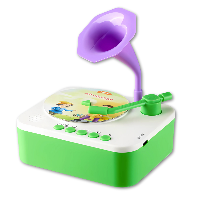 Kids Gramophone Story And Music Card Player