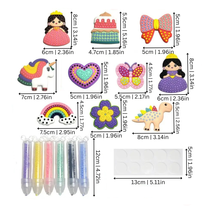 Kids DIY Pen Bead Art Craft Kit