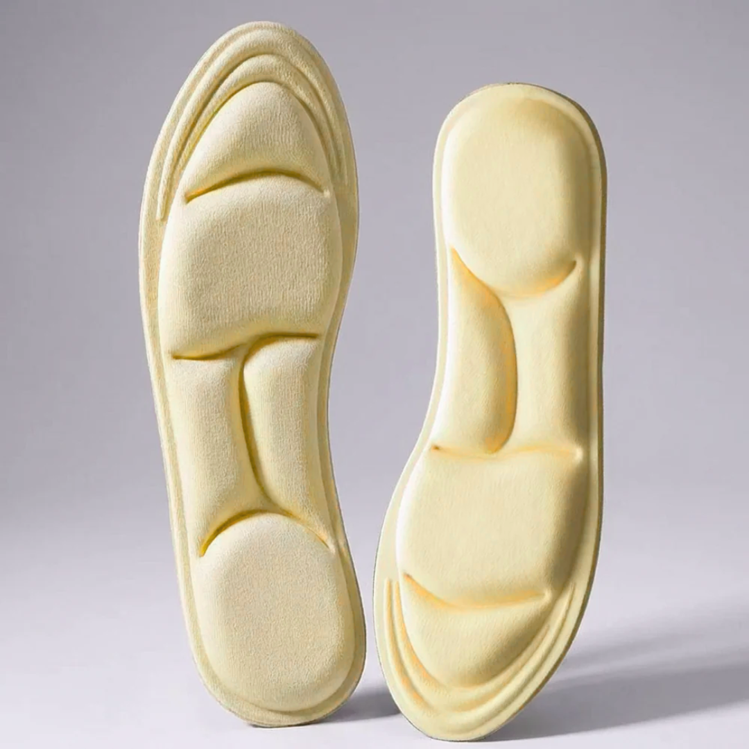 Contoured Shock-Absorbing Massage Insoles